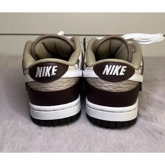 Nike Low Dunk Light Orewood Brown Gold Bling (Women's 7) - Authentic & Brand New - Picture 4 of 13